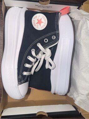 Converse Chuck Taylor All Star Move Big Kids' Platform Sneakers Sz 3